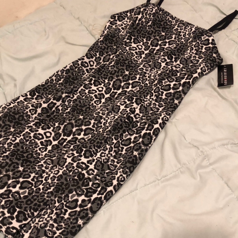 FASHION NOVA// LEOPARD PRINT MINI DRESS